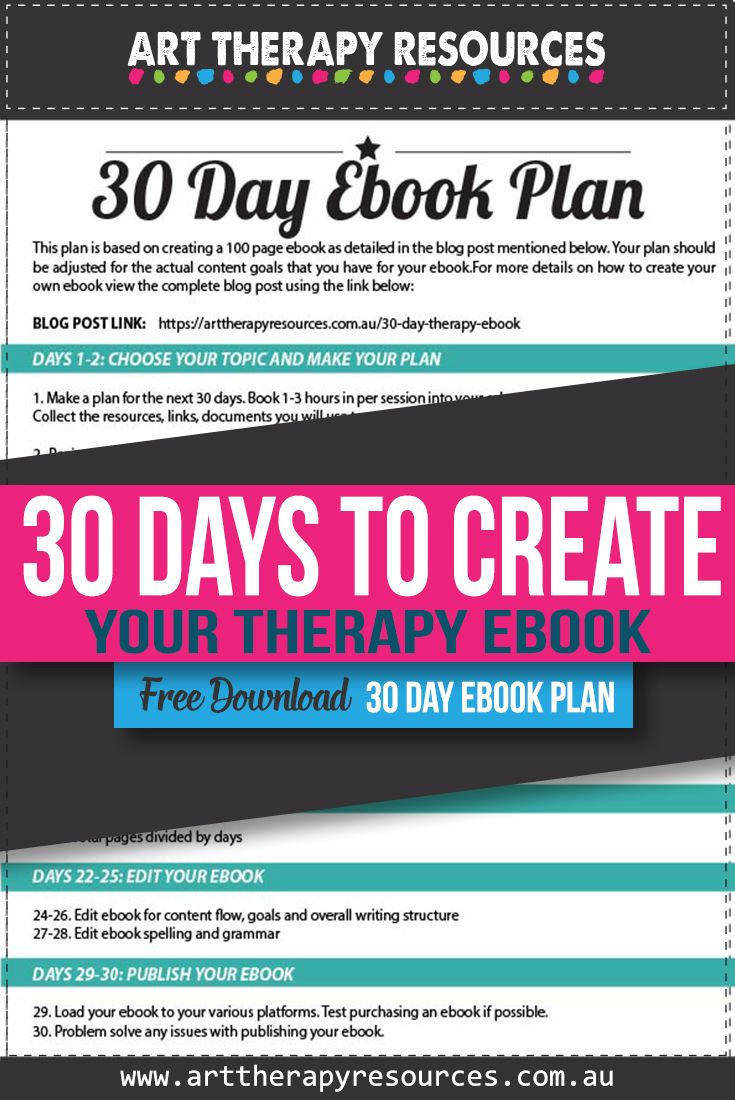 30 Days to Create Your Therapy Ebook