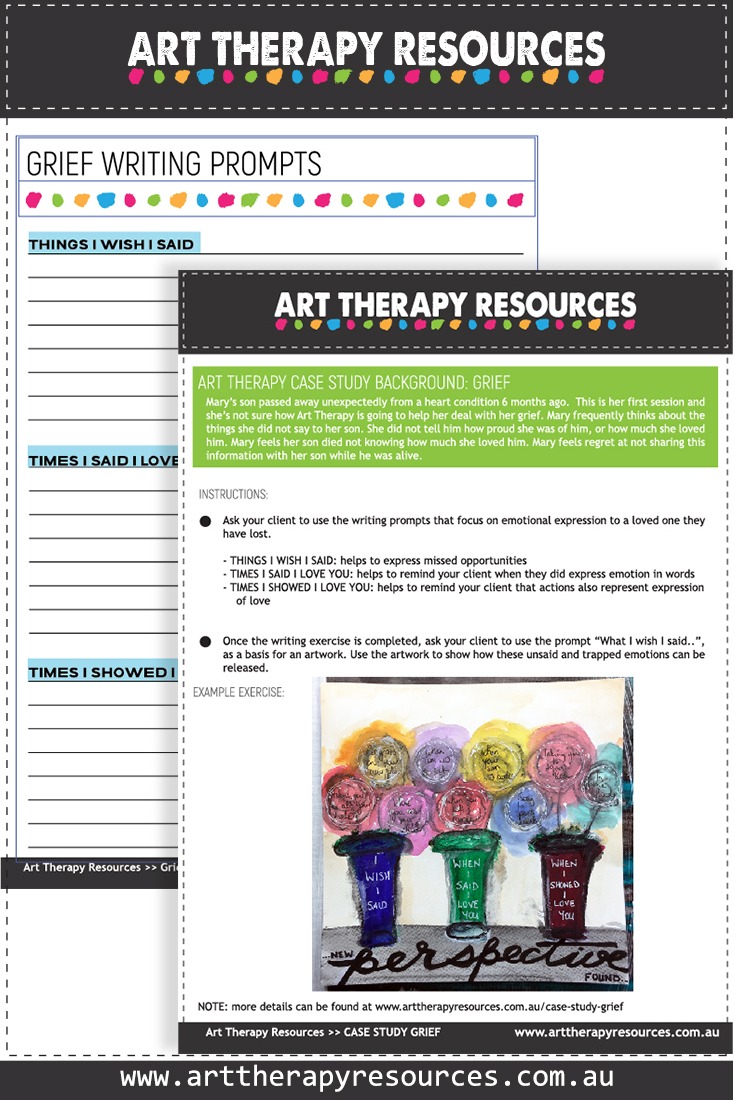 Case Study Art Therapy And Grief Including An Art Therapy Exercise