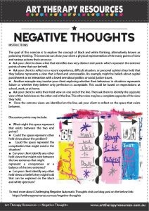 Challenging Negative Automatic Thoughts With Art Therapy