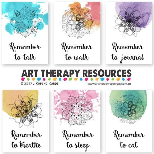 Art Therapy Digital Coping Cards