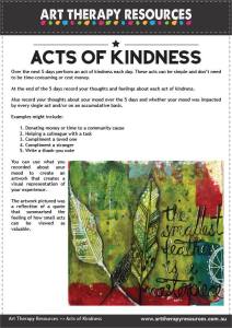 Random Acts of Kindness with Art Therapy