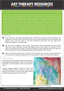 Case Study: Using Art Therapy for a Client with Borderline Personality Disorder