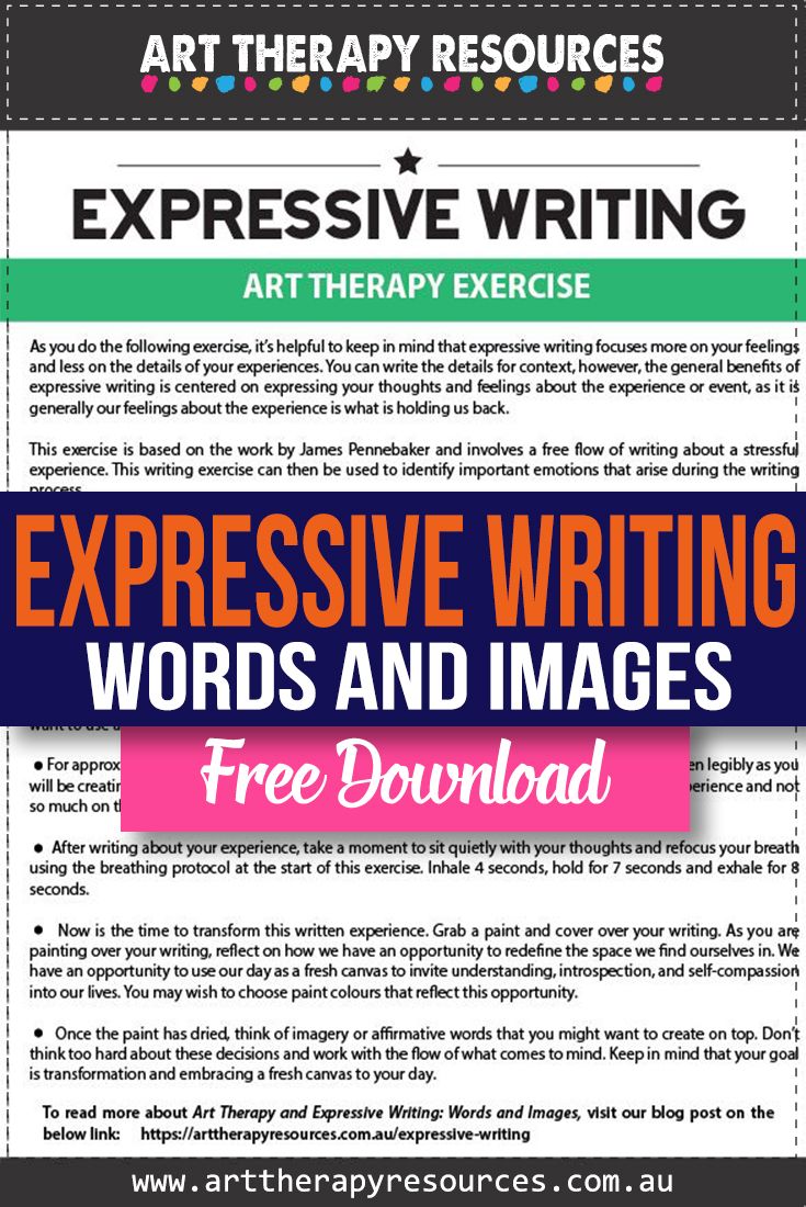Art Therapy And Expressive Writing Words And Images Art Therapy And Expressive Writing Words And Images