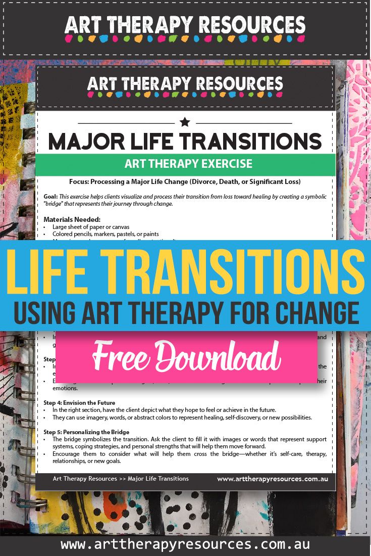 Using Art Therapy to Navigate Major Life Transitions<br />
