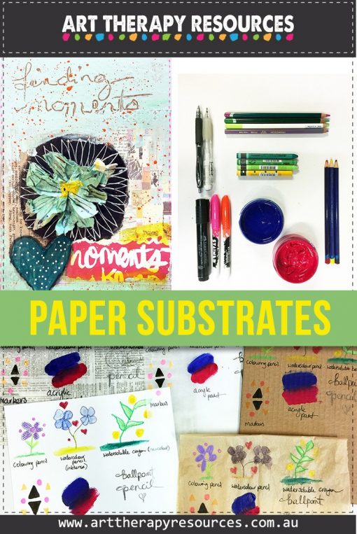Review of Paper Substrates for Art Therapy Activities