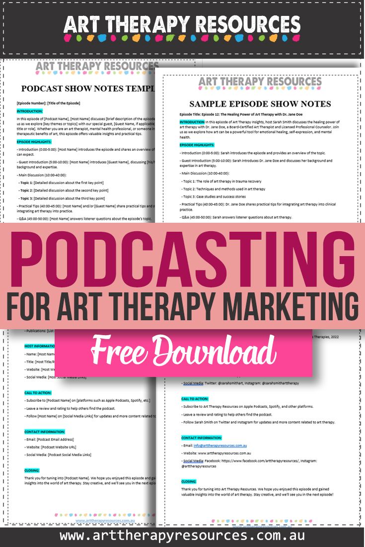 Leveraging Podcasting for Art Therapy Marketing<br />
