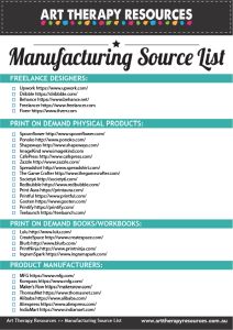 Product Manufacturing Source List