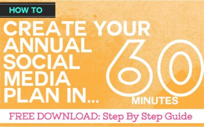 How to Create an Annual Social Media Plan in 60 mins