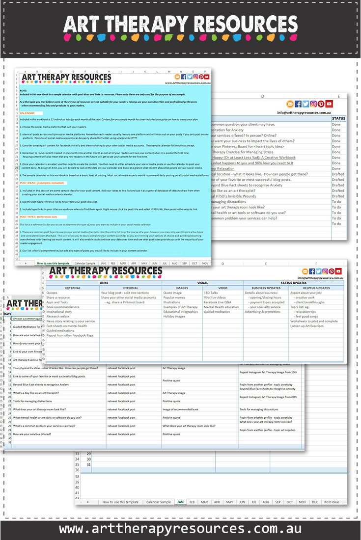 Annual Social Media Plan Template