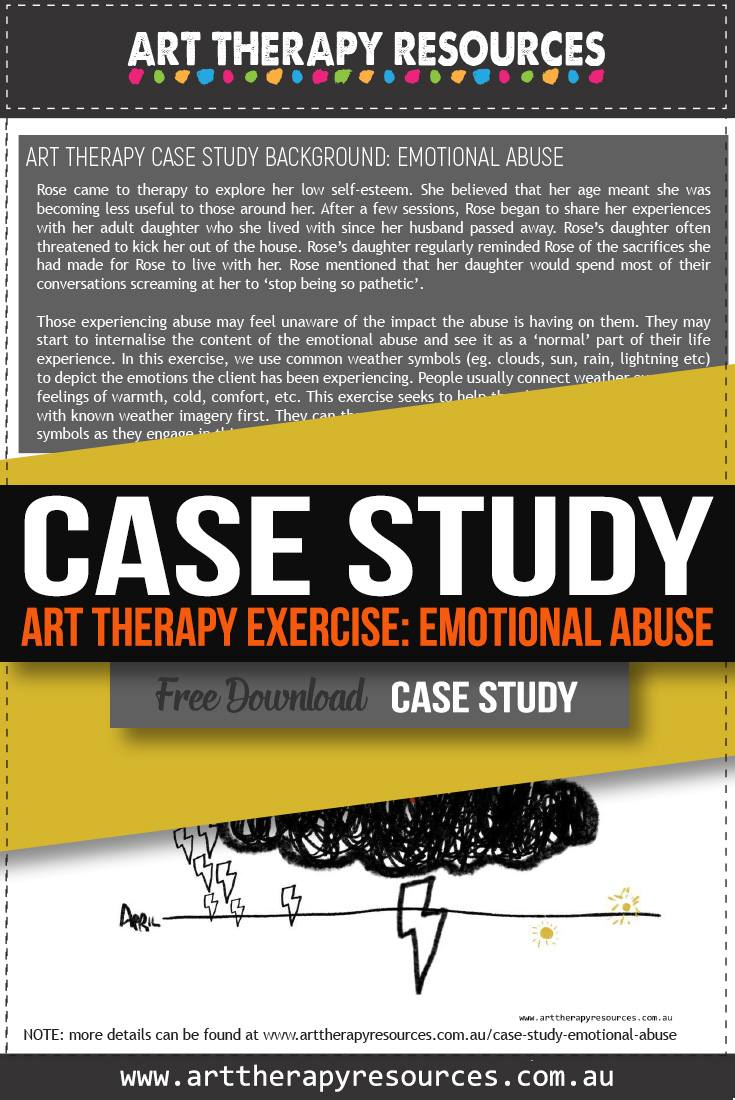 Case Study: Art Therapy for a Client with Emotional Abuse Issues<br />
