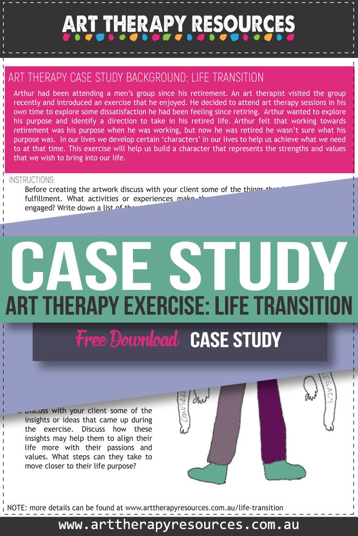 Case Study: Art Therapy for a Client Experiencing a Life Transition<br />
