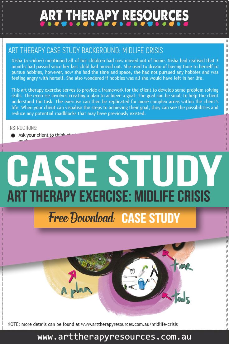 Case Study: Art Therapy for a Client Experiencing a Midlife Crisis