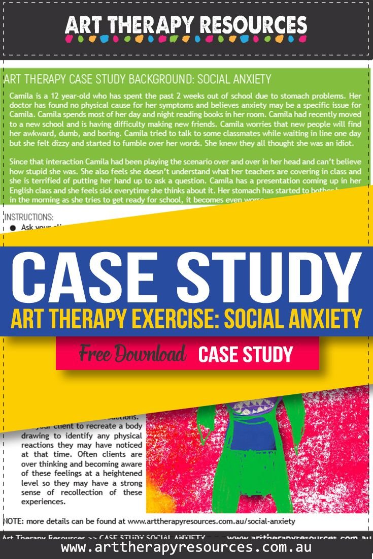 Case Study: Art Therapy for a Client with Social Anxiety