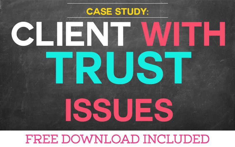 Case Study: Art Therapy for a Client with Trust Issues