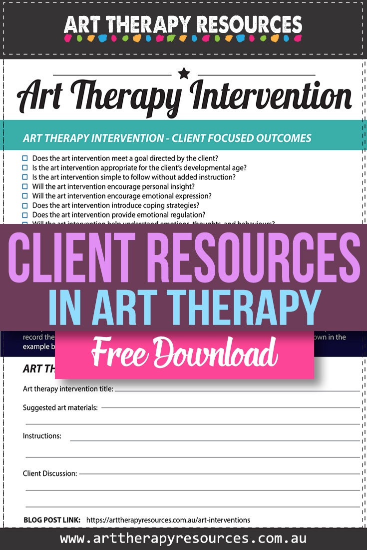 How to Design Client Resources in Art Therapy How to Design Client Resources in Art Therapy