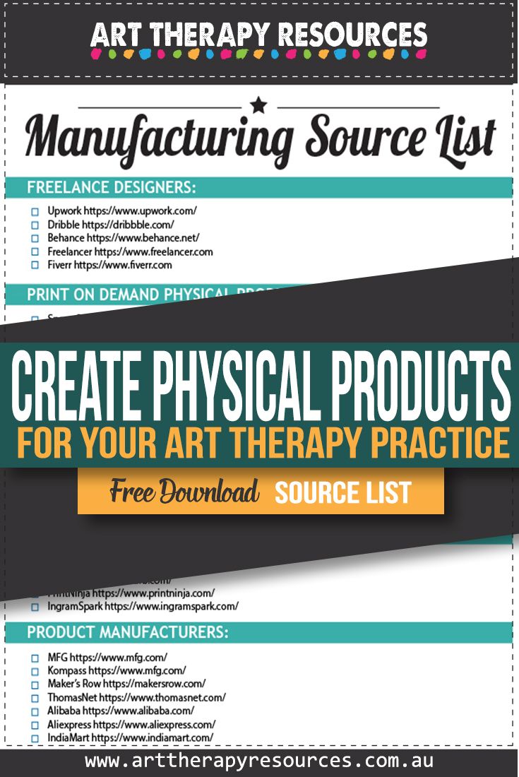 How to Create Physical Products for your Art Therapy Practice
