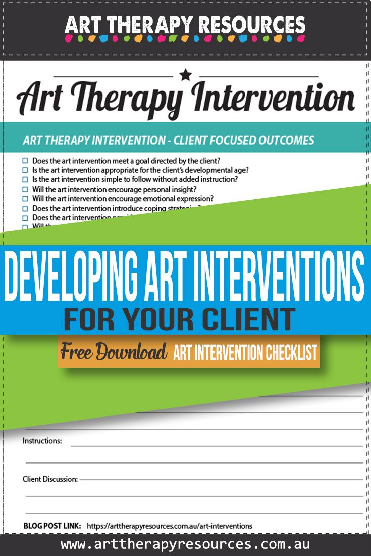 Developing Art Interventions for your Client