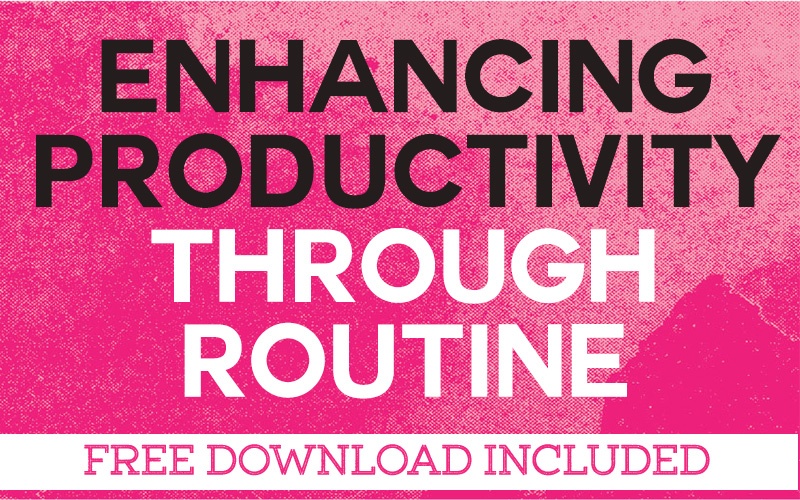 Enhancing Productivity Through Routine in Private Practice