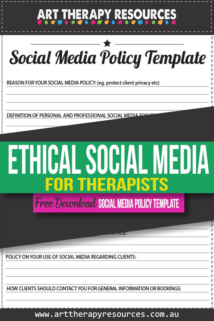 Ethical Posting on Your Social Media Pages as a Therapist