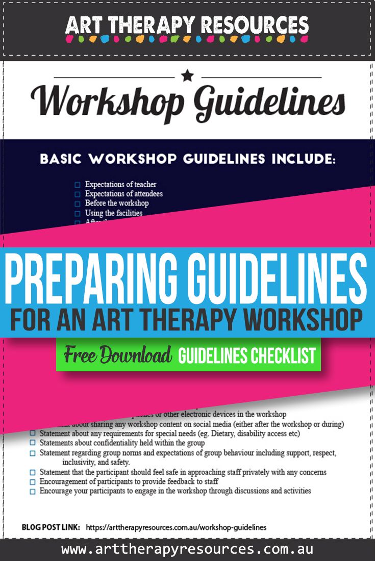 Preparing Guidelines for an Art Therapy Workshop