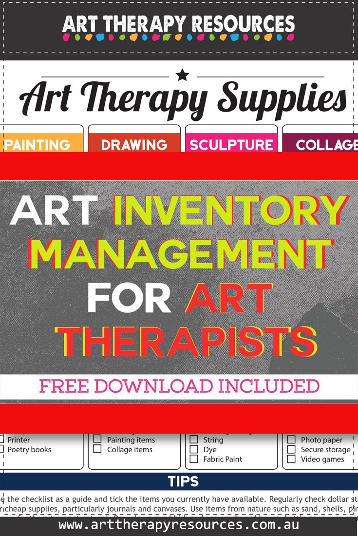 Art Inventory Management for Art Therapists<br />
