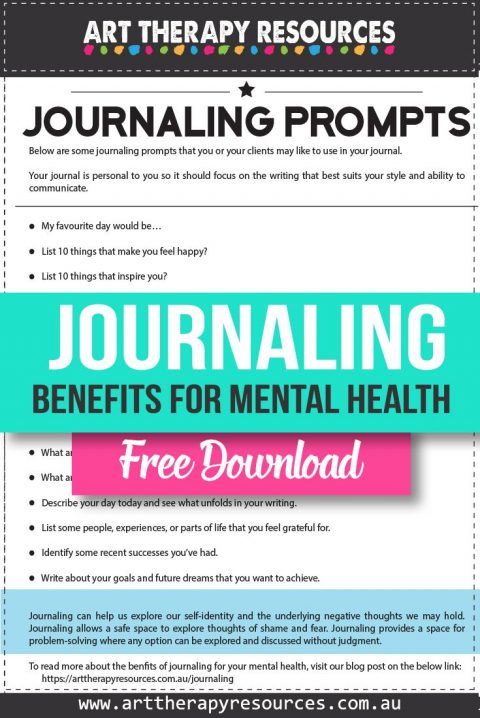 The Benefits of Journaling for Mental Health (FREE DOWNLOAD)