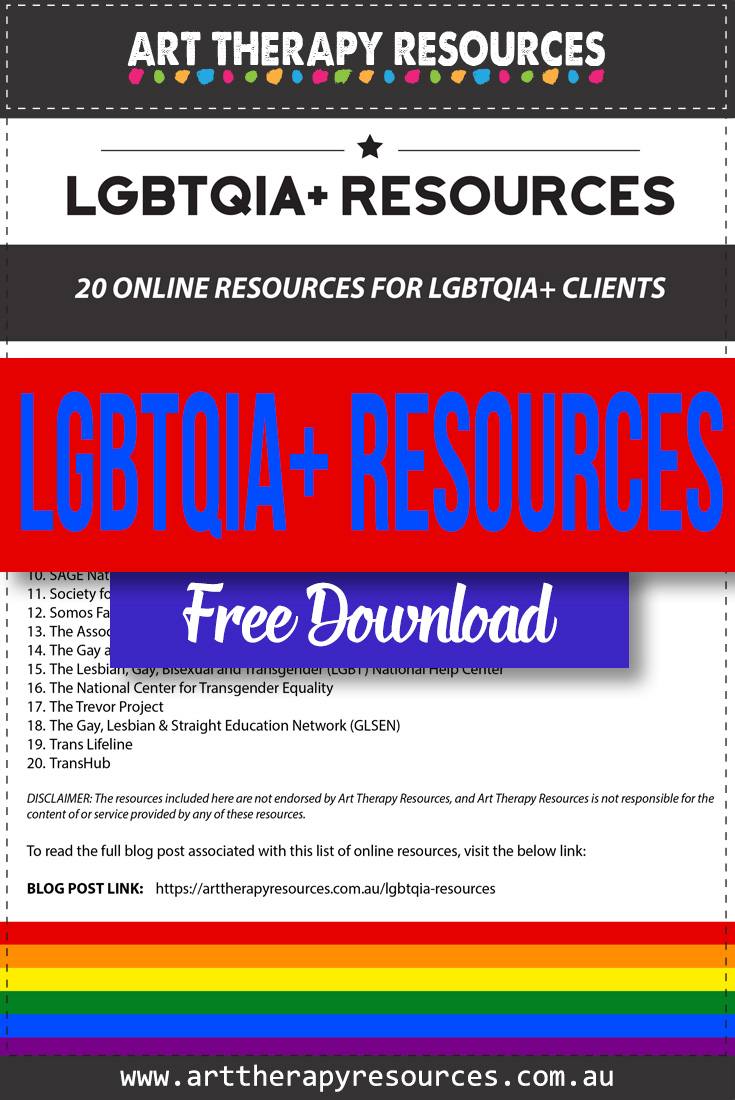 Online Resources for LGBTQIA+ Clients<br />

