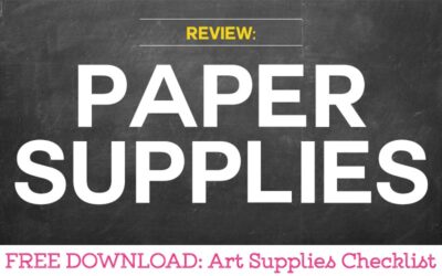 Review of Paper Substrates for Art Therapy Activities