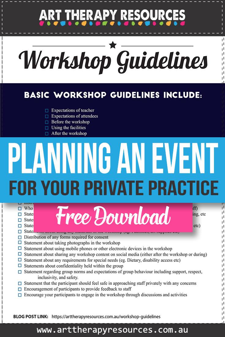 Planning an Event for your Private Practice<br />
