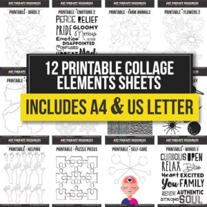 Printable Collage Elements