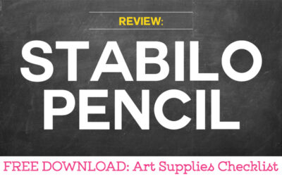 Review of the Stabilo Pencil for Art Therapy Activities