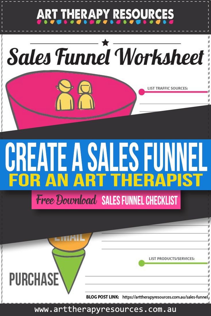 Create A Sales Funnel for an Art Therapist