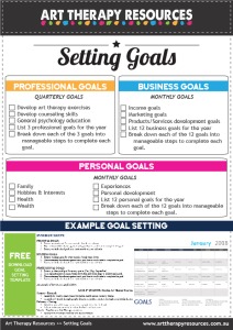 Goals Checklist + Goal Setting Calendar Template