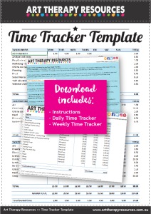 Art Therapy Resources Time Tracker