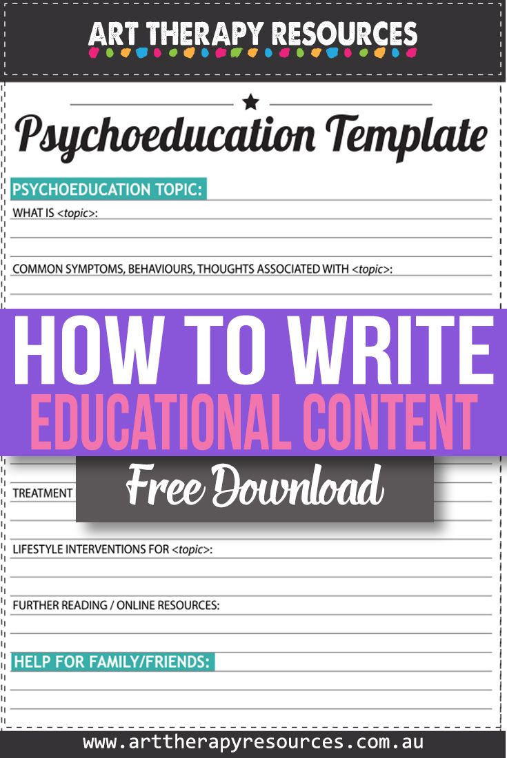 How to Write Educational Content for Your Therapy Practice